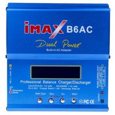 CARREGADOR DIGITAL IMAX B6 AC 80W COM FONTE EMBUTIDA BIVOLT 110/220V AUTOMODELOS AIRSOFT ETC B6CFF